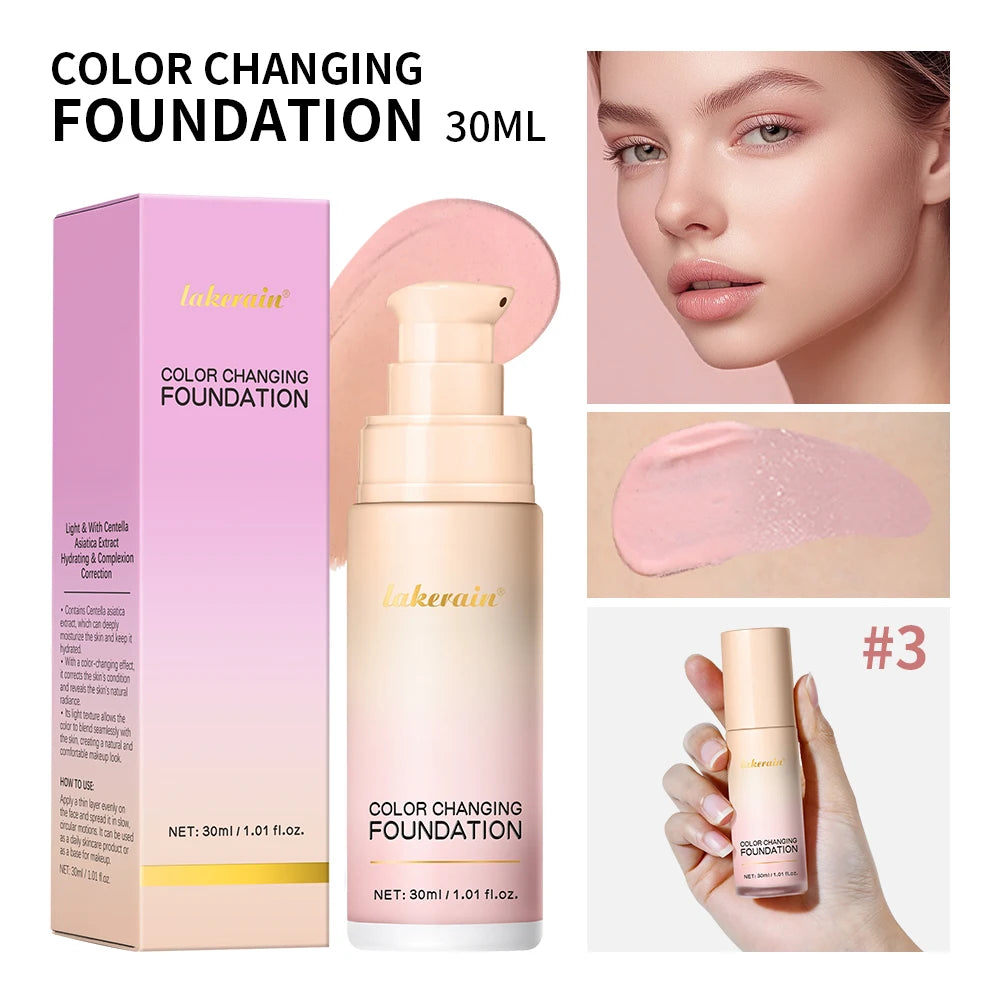 Color-Changing Liquid Foundation for Flawless Skin - 21