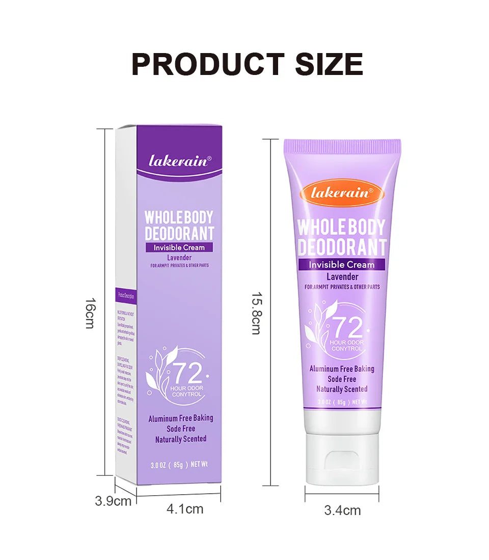 72-Hour Invisible Full Body Deodorant Cream - 14