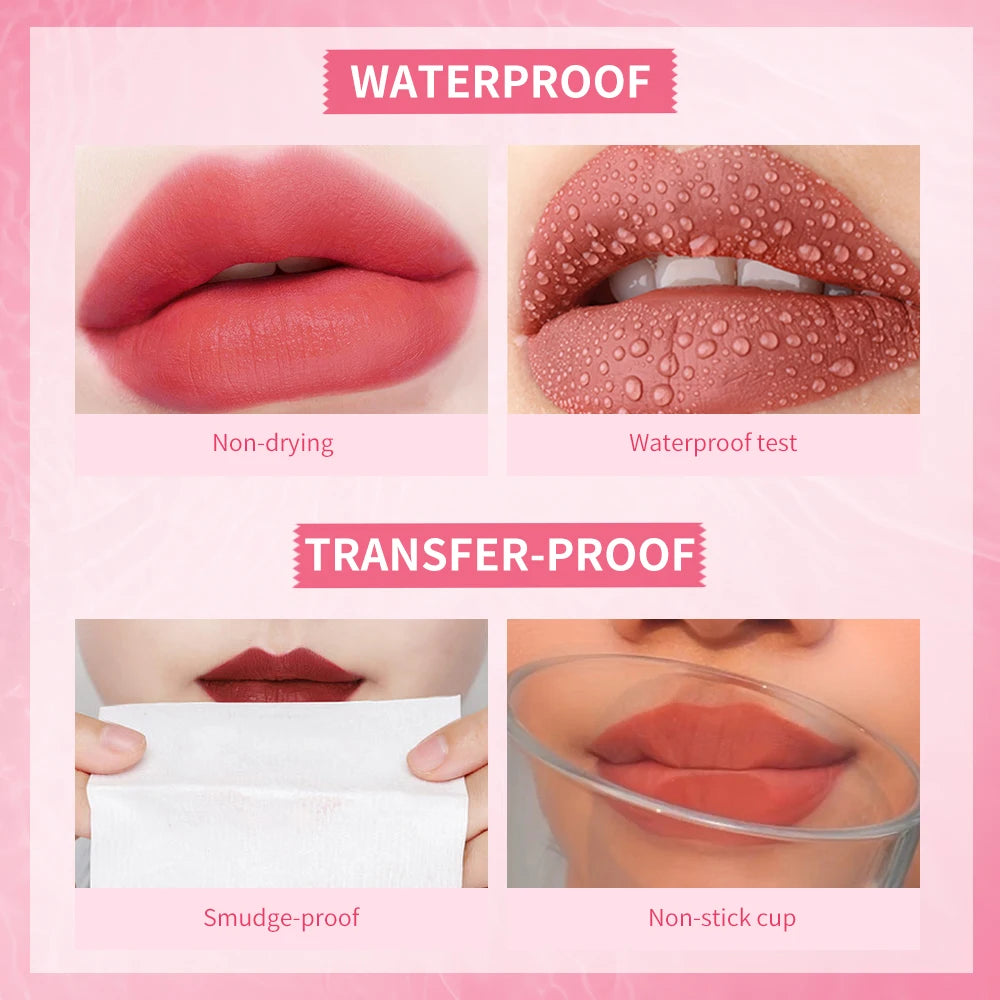 2-in-1 Waterproof Lip Stain and Liquid Blush - 4
