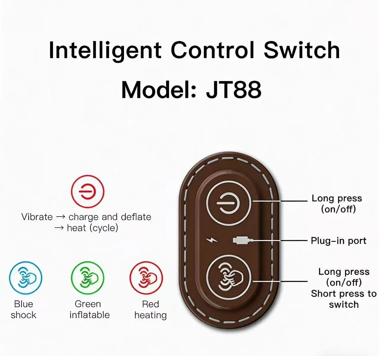 3-in-1 Heated Neck and Shoulder Traction Massager - 9