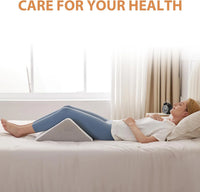 Memory Foam Wedge Pillow for Bed Support