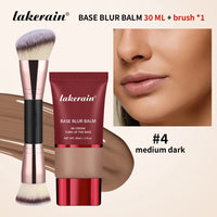 Matte Blur Foundation and Dual-Brush Makeup Set