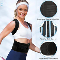 Adjustable Back Posture Corrector for Spine and Shoulder Support