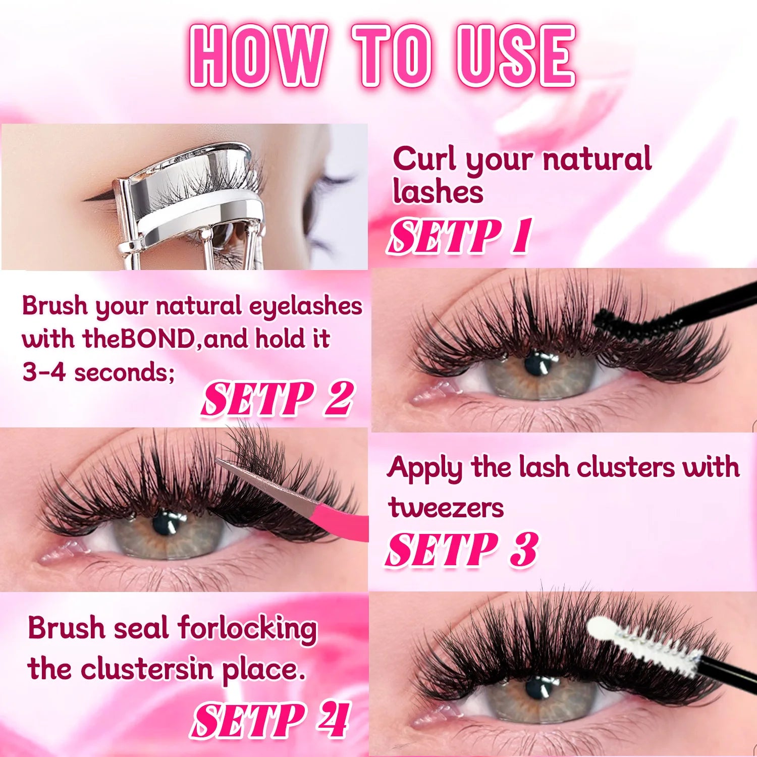 DIY Individual Lash Cluster Kit for Volume - 6