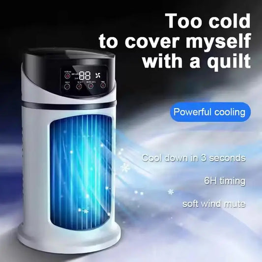 Portable USB Desktop Air Cooling Fan with Humidifier