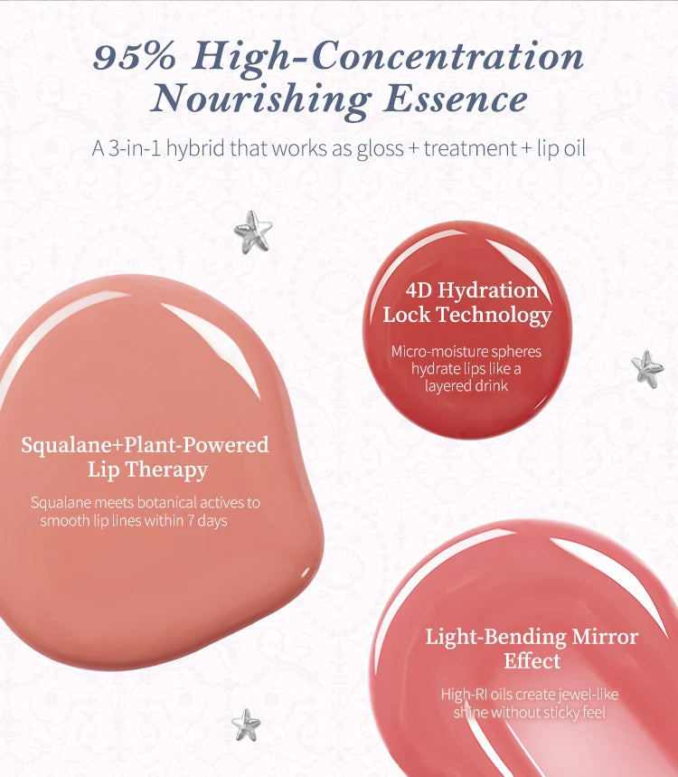 Nourishing Tinted Lip Glaze for Hydrated Glossy Lips - 11