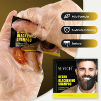 Instant Beard Blackening Shampoo for Men