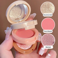 3-in-1 Stackable Blush and Highlighter Palette