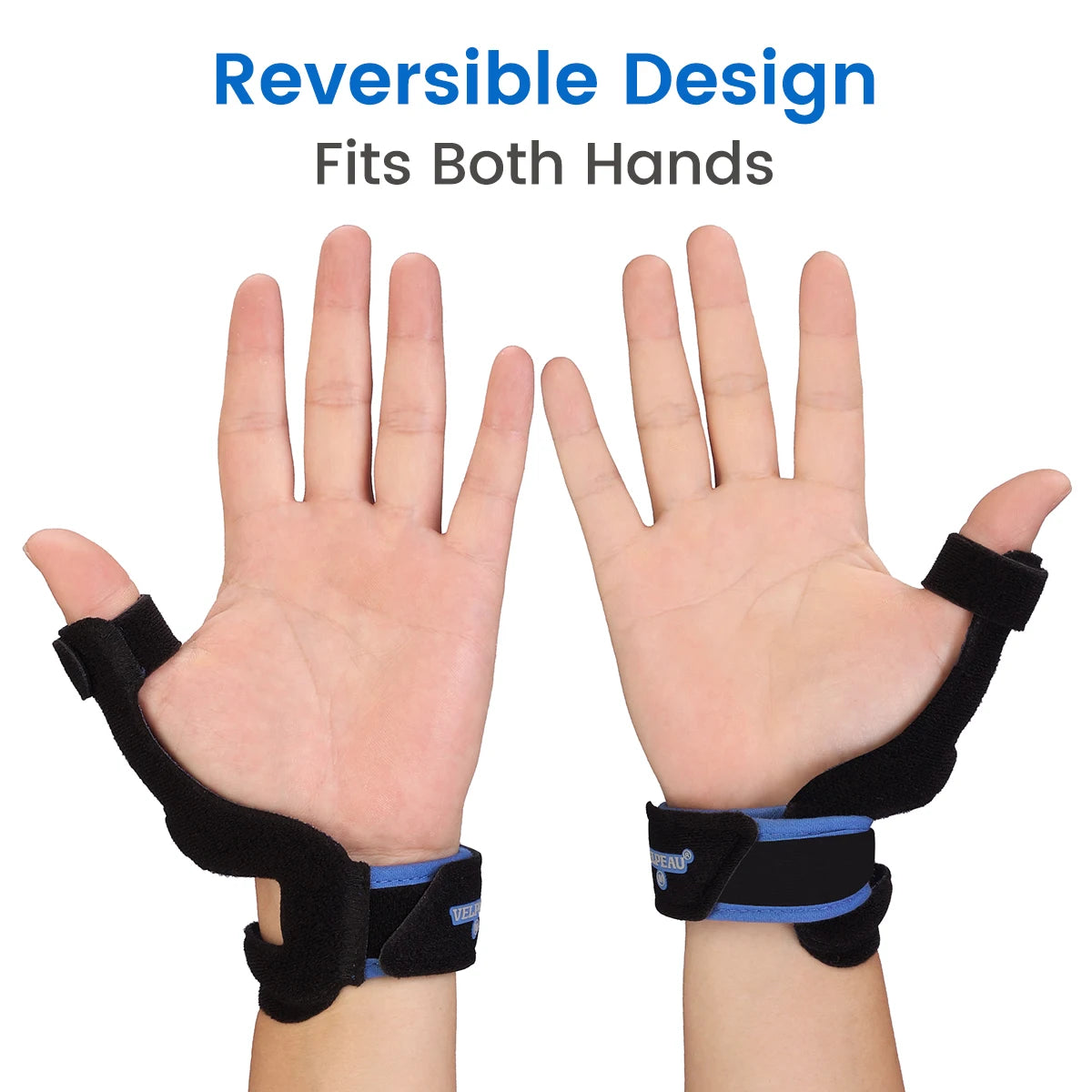 Adjustable Waterproof Silicone Thumb Splint for Pain Relief - 18