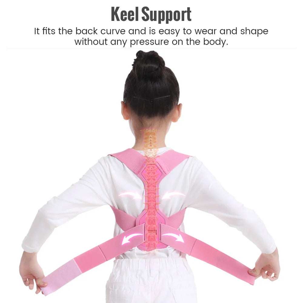 Adjustable Kids Posture Corrector for Spine Support - 4