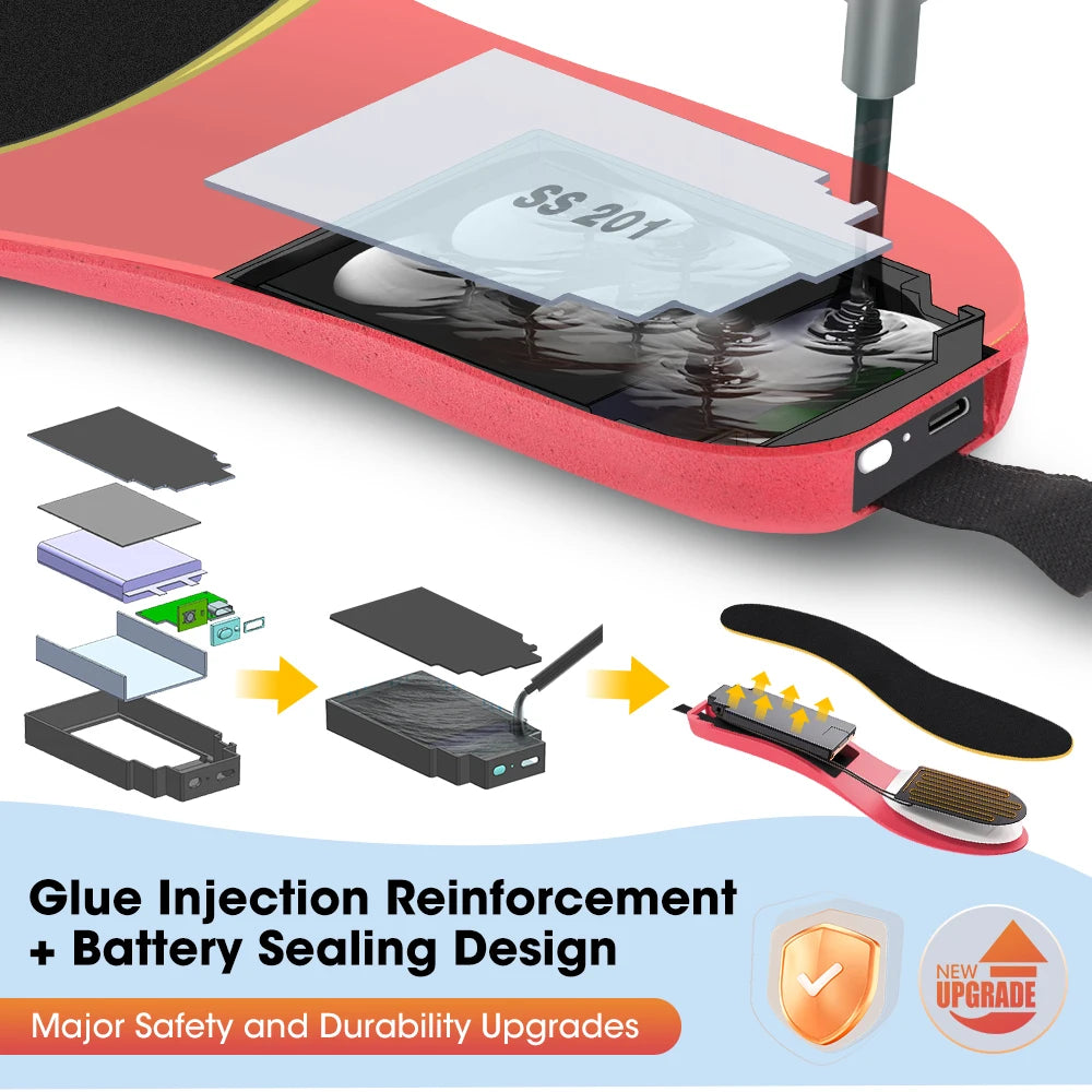 App-Controlled Rechargeable Heated Insoles for Winter - 5
