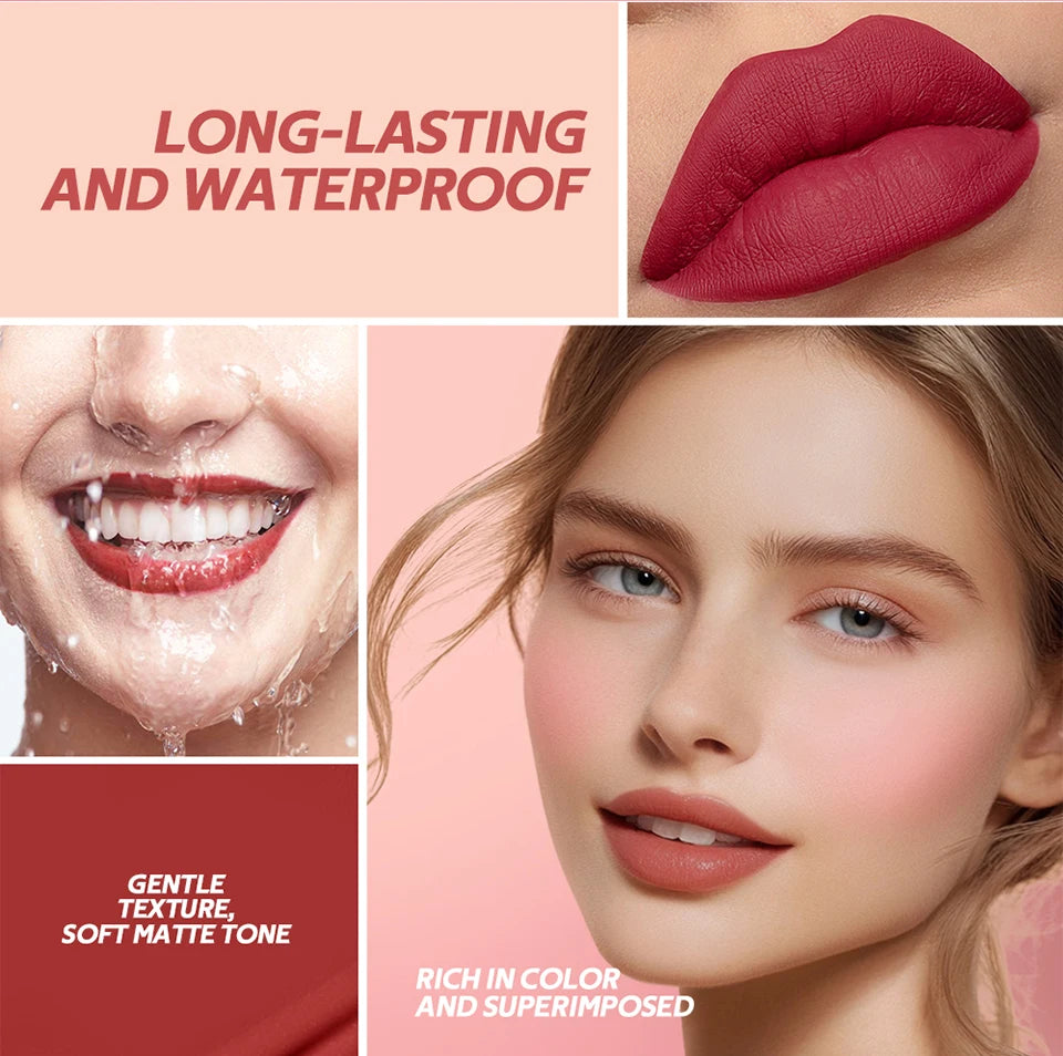 Long-Lasting Waterproof Matte Lip Tint - 10