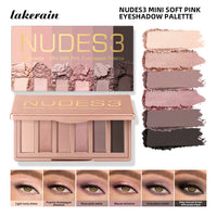6-Color Rosy Neutral Eyeshadow Palette