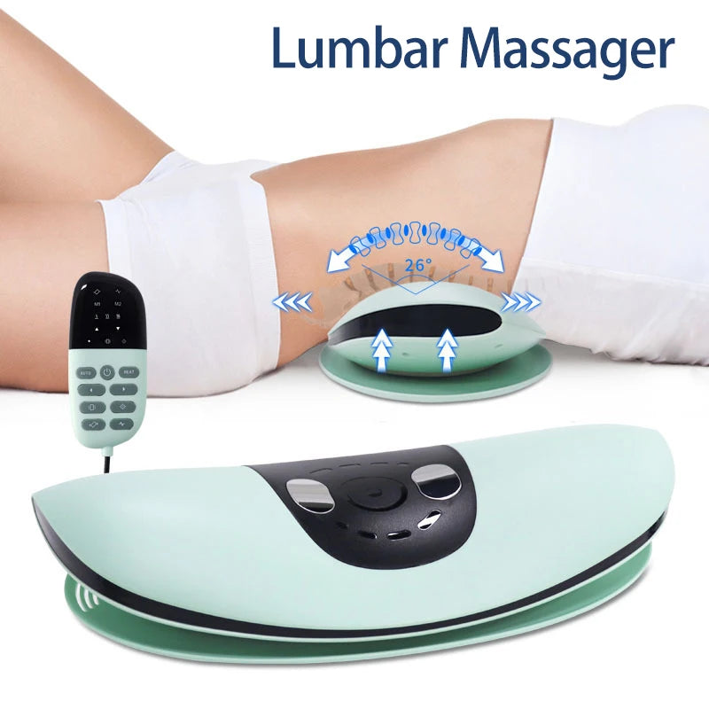 Electric Lumbar Traction Massager for Lower Back Pain Relief - 2