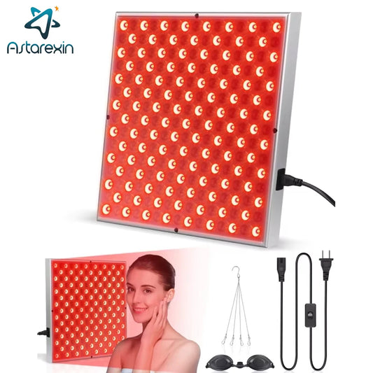 LED Red Light Therapy Panel for Skin Rejuvenation and Pain Relief