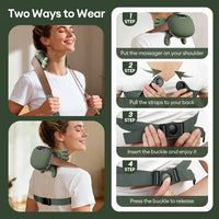 Wireless Hand-Shaped Trapezius and Neck Massager