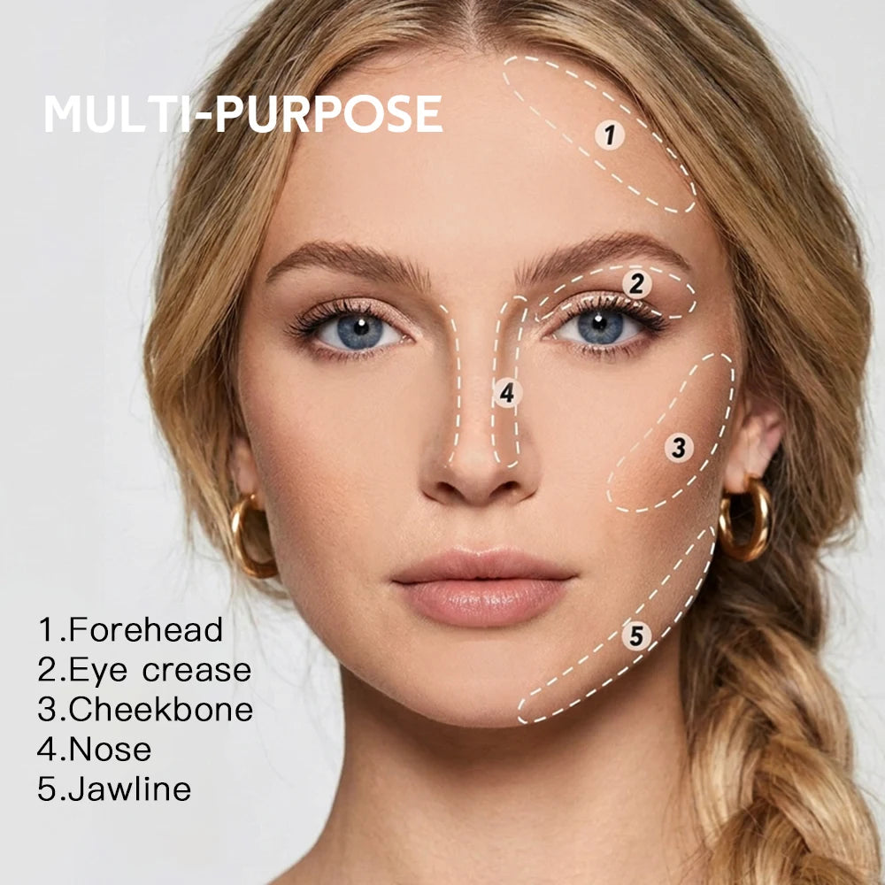 Matte Bronze Pressed Setting Powder for Flawless Contouring - 6