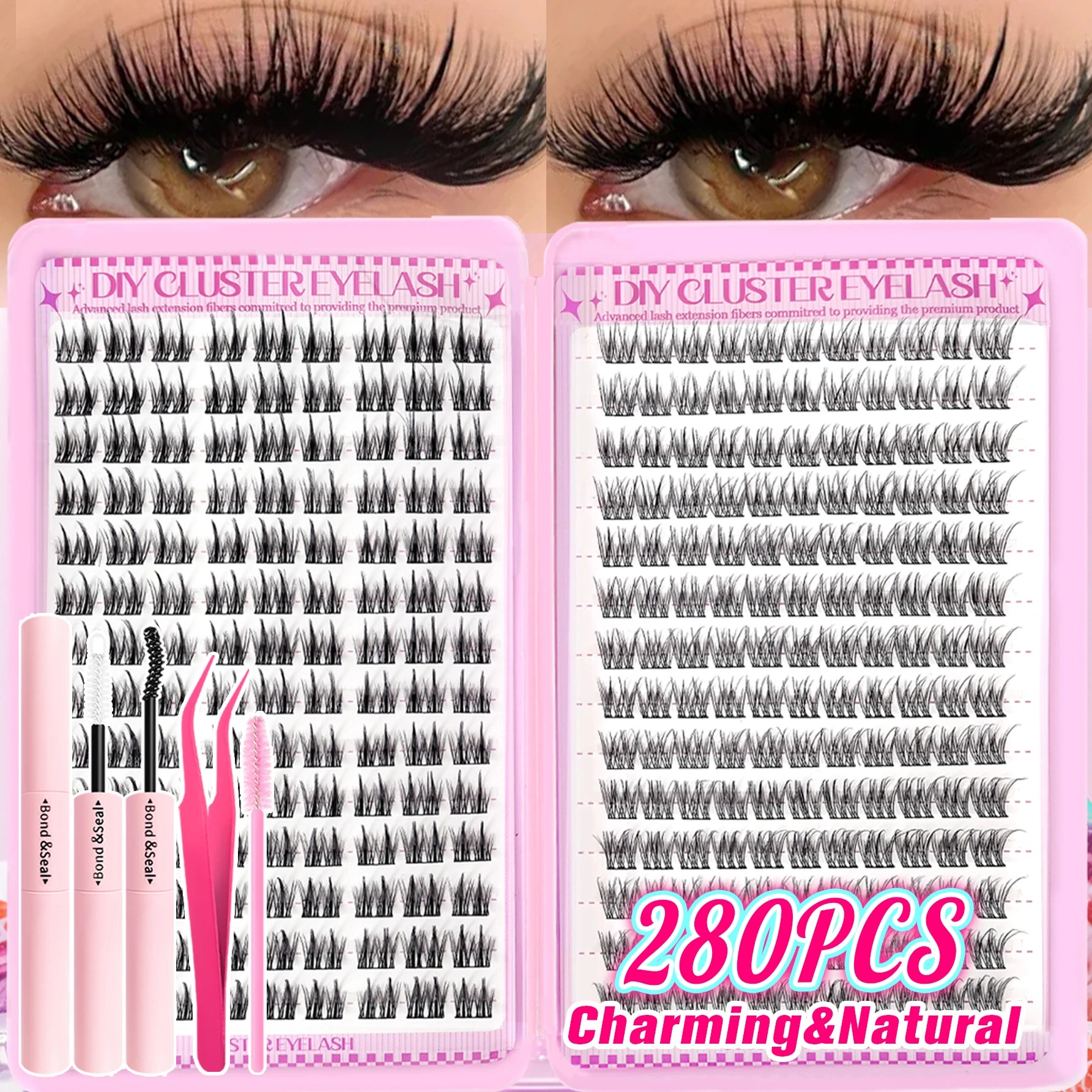 DIY Individual Lash Cluster Extension Kit - 9