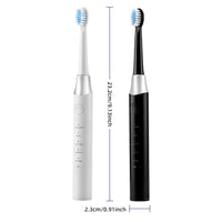 Sonic Electric Toothbrush with 5 Cleaning Modes and 4 Brush Heads