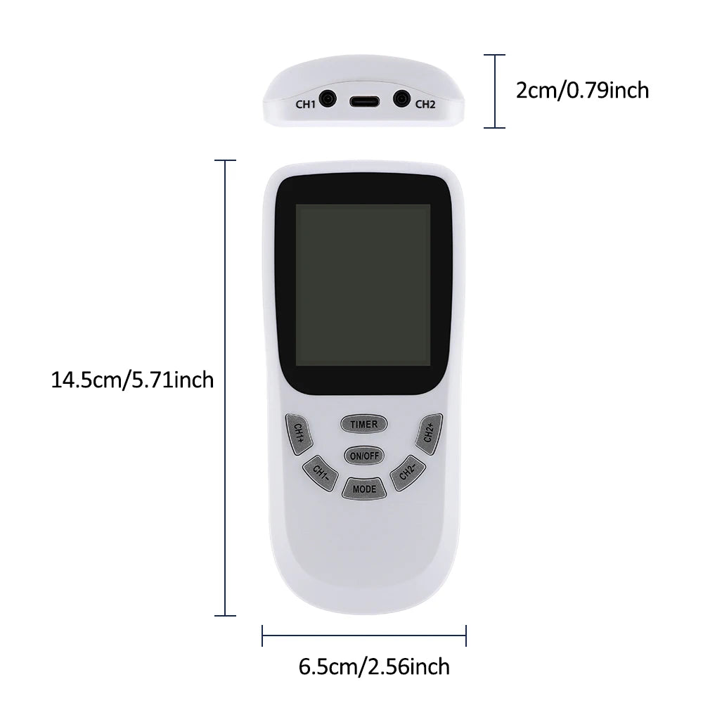 Dual-Channel TENS & EMS Muscle Stimulator for Pain Relief - 13