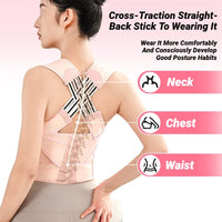 Adjustable Back Posture Corrector for Spine and Shoulder Support