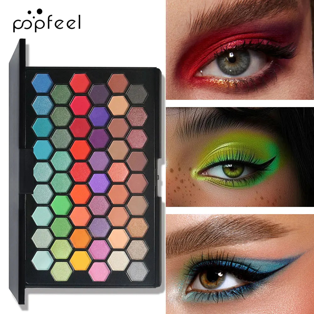 54-Color Professional Eyeshadow Palette for Every Occasion - 5