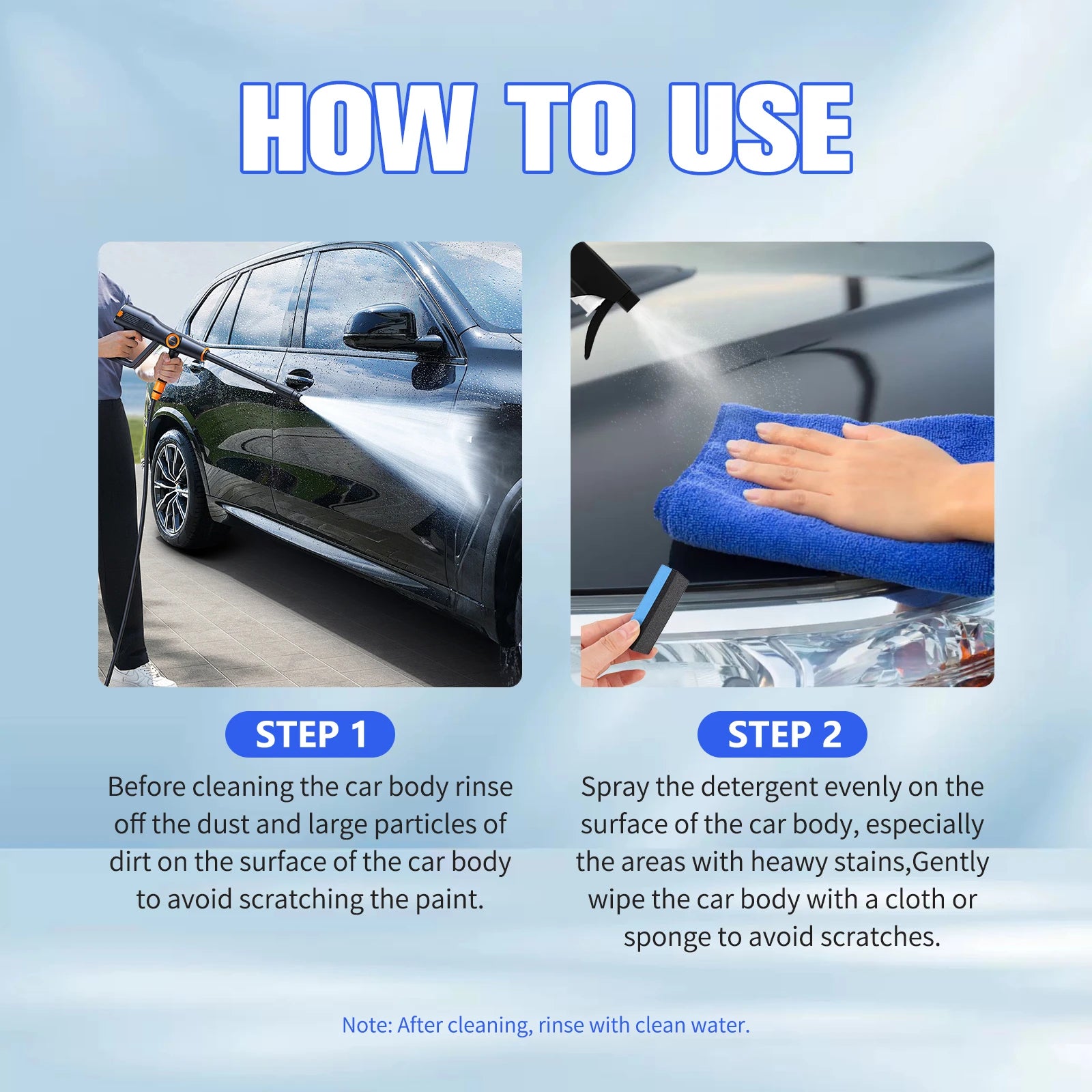 All-in-One Waterless Car Cleaning and Polishing Spray - 2