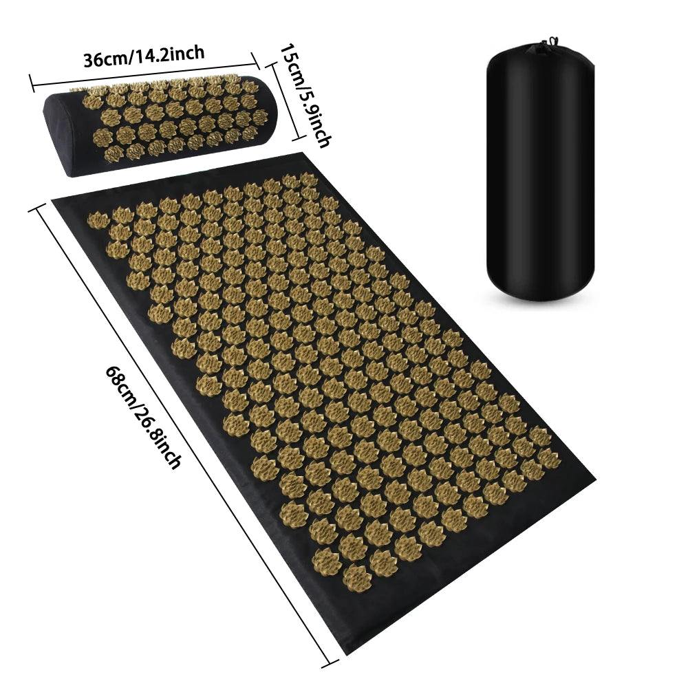 Acupressure Mat and Pillow Set for Muscle Pain Relief - 5