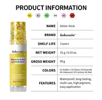 Waterproof Shimmer Glitter Glow Stick for Face and Body