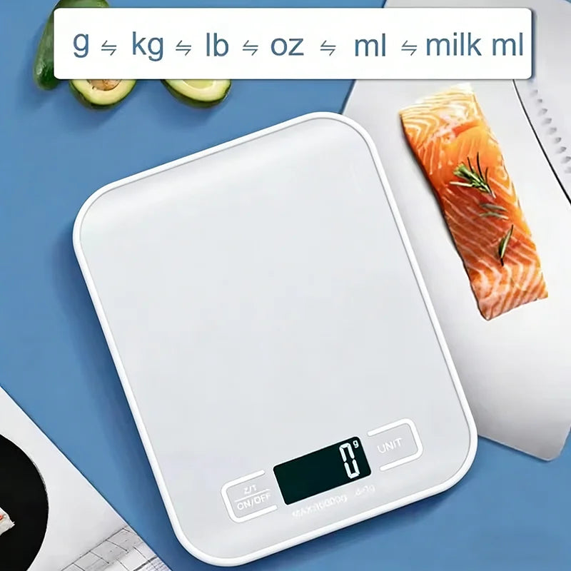 Digital Stainless Steel Kitchen Scale for Baking and Cooking - 8