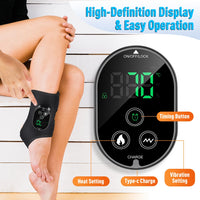Portable Heated Vibration Leg and Foot Massager