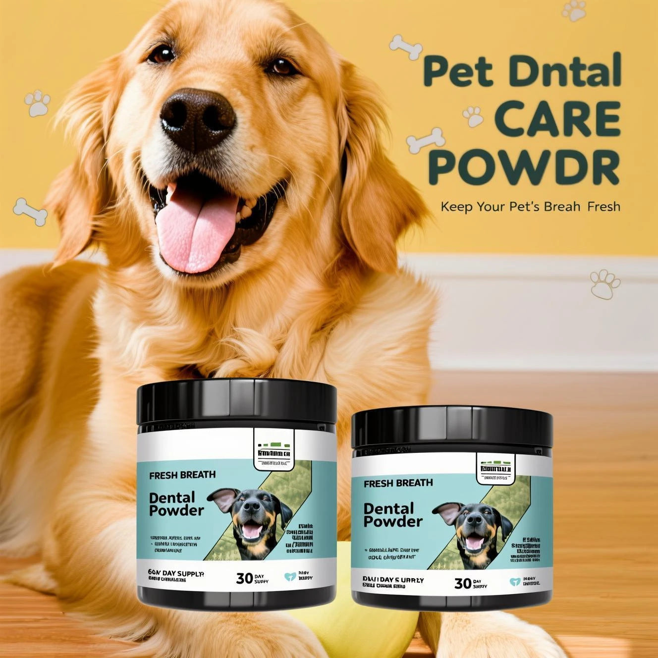 Herbal Dental Care Powder for Dogs and Cats - 1