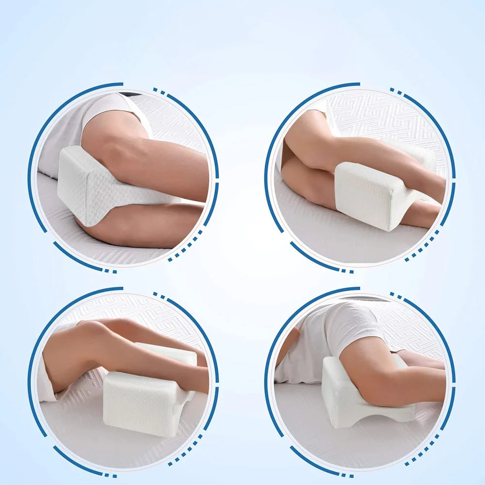 Memory Foam Knee Pillow for Side Sleepers - 5