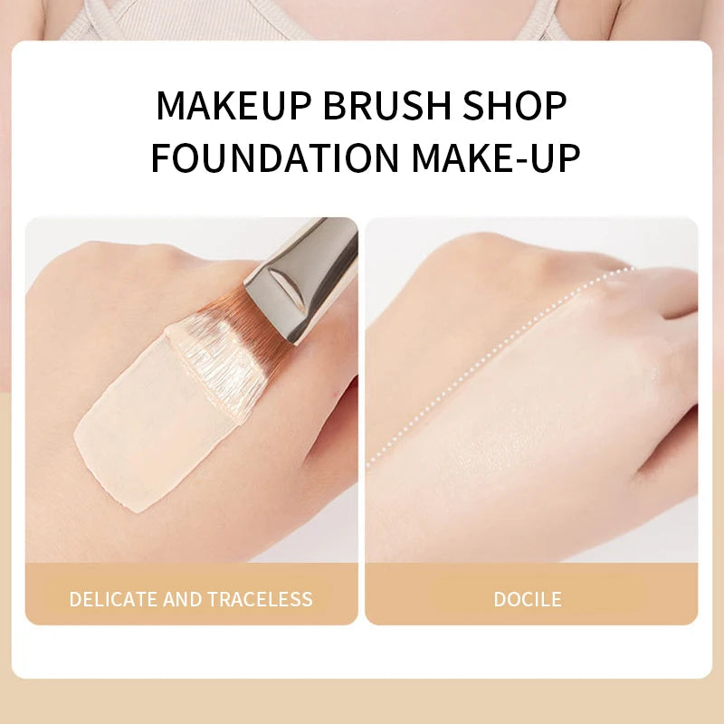 Professional Flat Top Liquid Foundation Brush - 4