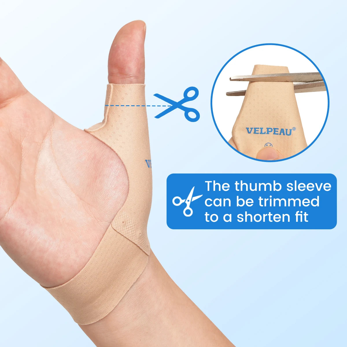 Elastic Thumb Compression Support Sleeve for Arthritis and Pain - 11