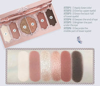 6-Color Eyeshadow and Makeup Palette Set