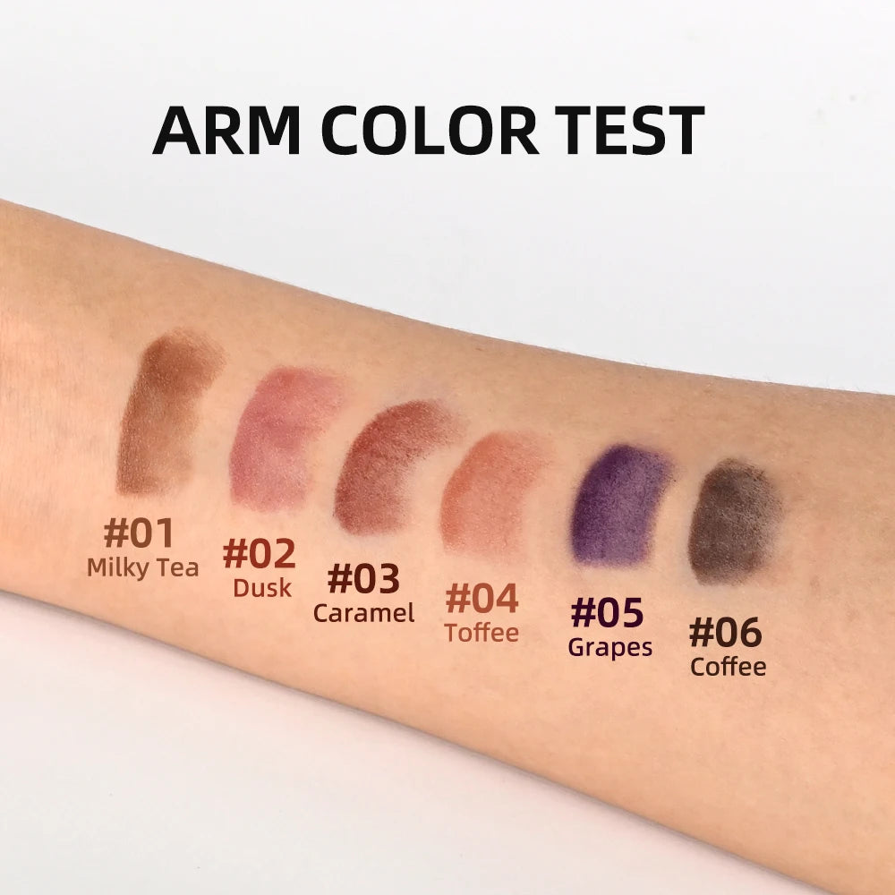 2-in-1 Waterproof Matte Lip Liner and Lipstick Crayon - 6