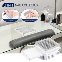 2-in-1 Powerful Nail Dust Collector and Manicure Vacuum