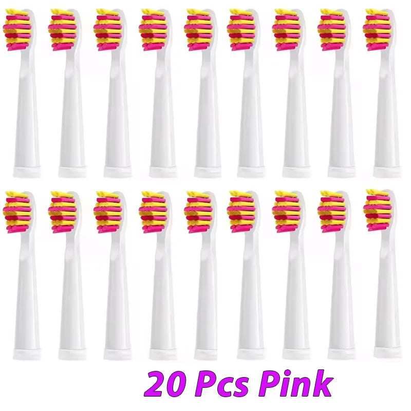 Replacement Electric Toothbrush Heads (Multi-Compatible) - 24