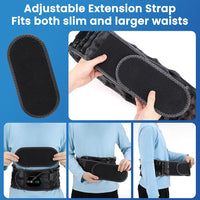 Heated Inflatable Lumbar Support Belt for Back Pain Relief