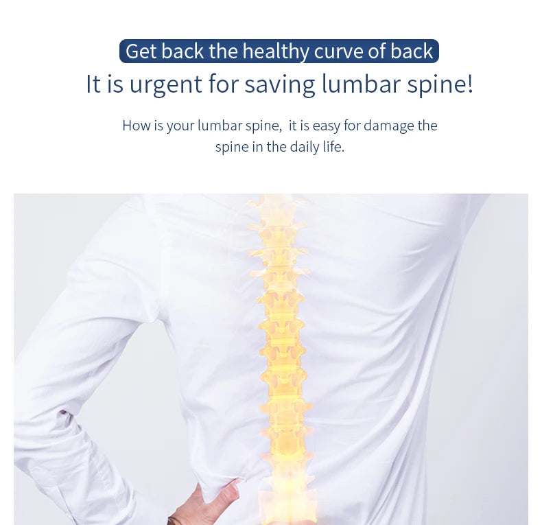 Electric Lumbar Traction Massager for Back Pain Relief - 8