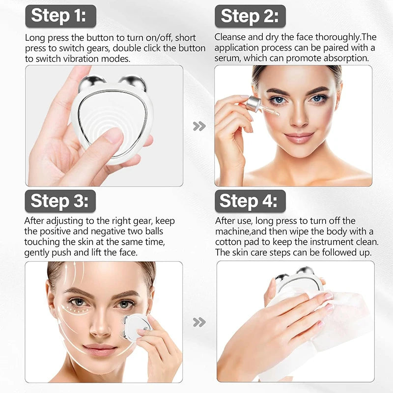 Microcurrent Facial Lifting & Toning Device - 6