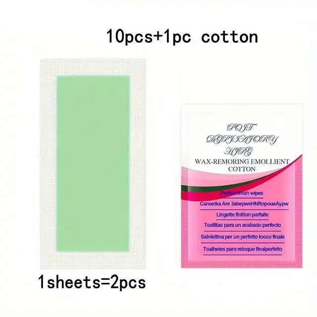 Pain-Free Hair Removal Wax Strips for Face and Body - 16