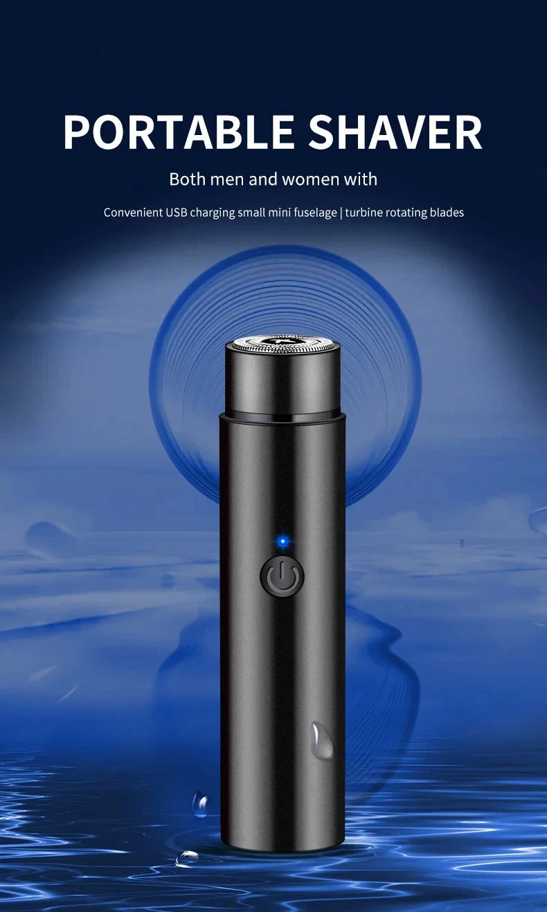 Portable Mini Electric Shaver for Smooth Travel Grooming - 8