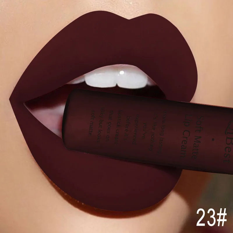 Velvet Matte Long-Lasting Liquid Lipstick - 35
