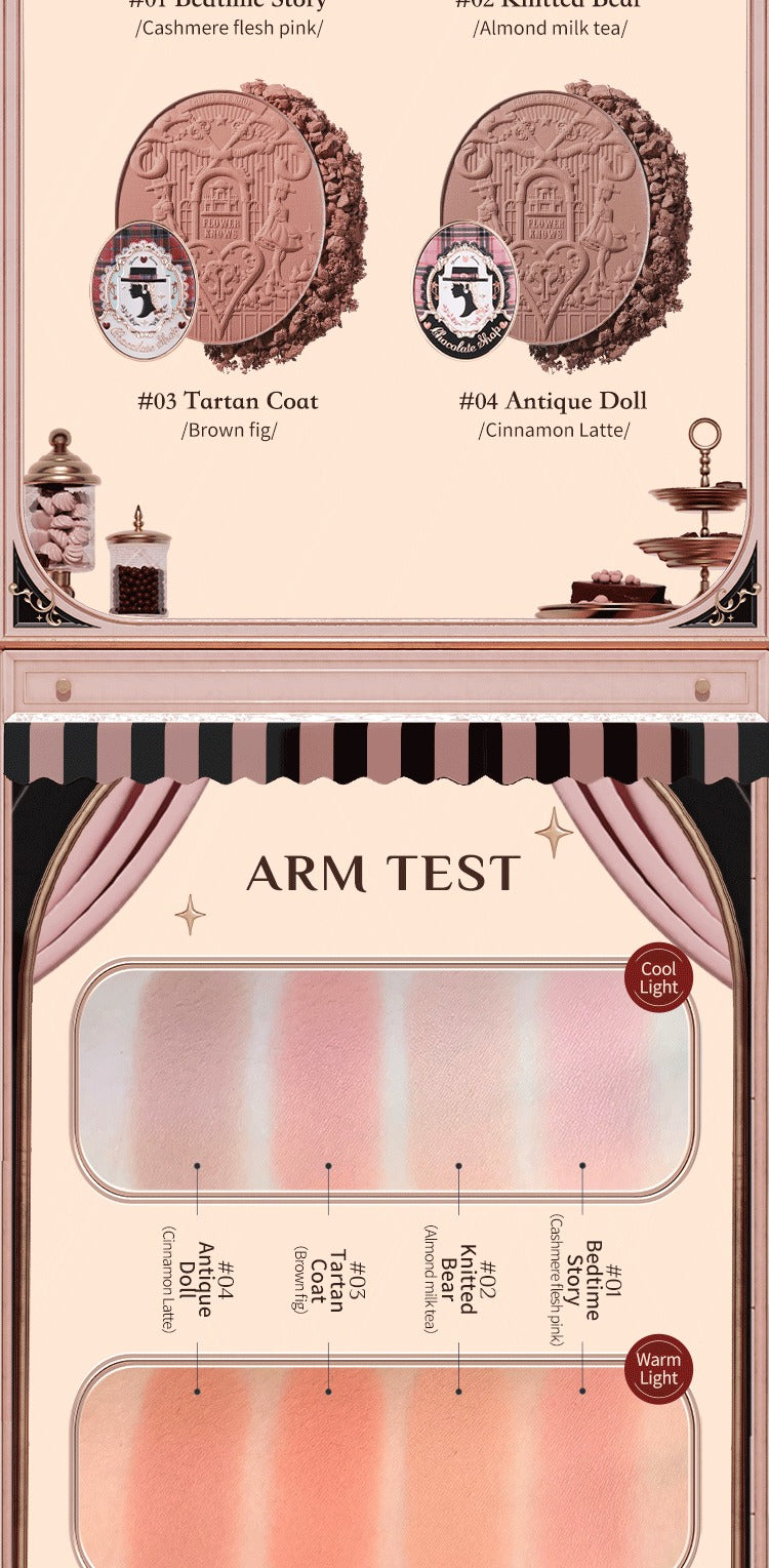 Long-Lasting Embossed Matte Powder Blush - 9