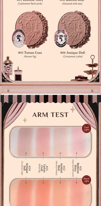 Long-Lasting Embossed Matte Powder Blush