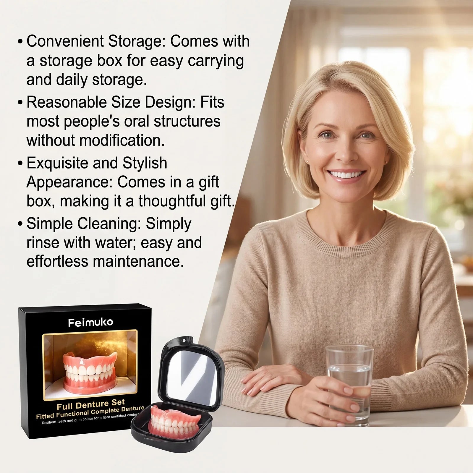 Custom Fit Silicone Dentures for Natural Smile and Comfort - 4