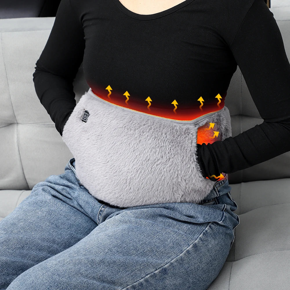 Electric Heated Waist and Period Pain Relief Belt - 16