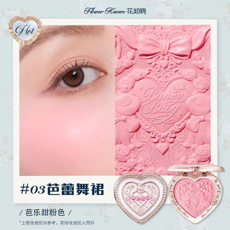 Matte Finish Rose Garden Blush Powder for Natural Cheek Contouring - 30
